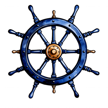 ARS Excelsoft Ship Wheel Logo